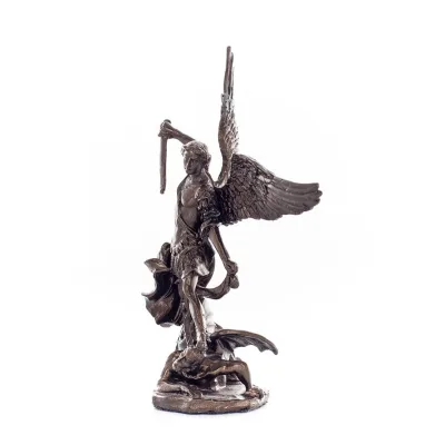 Ärkeängel Michael: Like God, One of the First Lords 11 cm Veronese Bronze Elektrolytisk Helkroppsstaty, Christian Veronese 2 - g