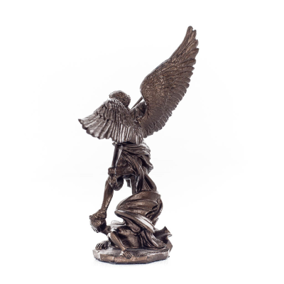 Archangel Michael: Like God, One of the First Lords 11cm Veronese Bronze Electrolytic Full Body Statue, Christian Veronese 3 - g