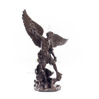 Archangel Michael: Like God, One of the First Lords 11cm Veronese Bronze Electrolytic Full Body Statue, Christian Veronese 6 - g