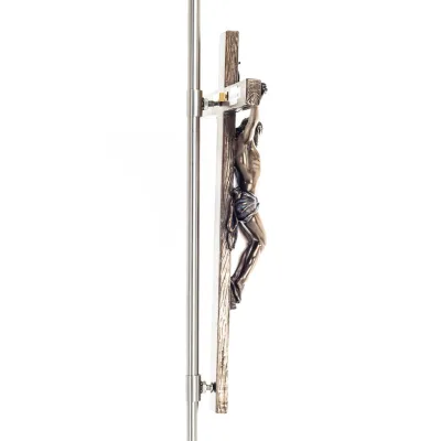 Crucifixion of Jesus Christ 33x15cm Veronese Bronze Electrolysis Full Body Statue Veronese 5 - grifon.se 