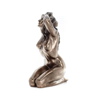 Modern naken kvinnlig 66 cm helkroppsstaty Veronese bronselektrolys Veronese 2 - grifon.se 