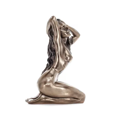Modern naken kvinnlig 66 cm helkroppsstaty Veronese bronselektrolys Veronese 5 - grifon.se 