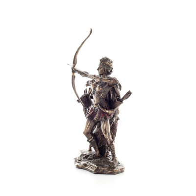 Artemis: The goddess of the hunt, the moon, protector of small children and animals 31cm Veronese Bronze Electrolysis Statue Ver