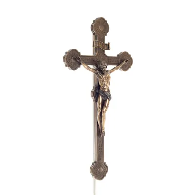 Jesu Kristi korsfästelse 50,5x27 cm Veronese bronselektrolys staty för hela kroppen Veronese 6 - grifon.se 