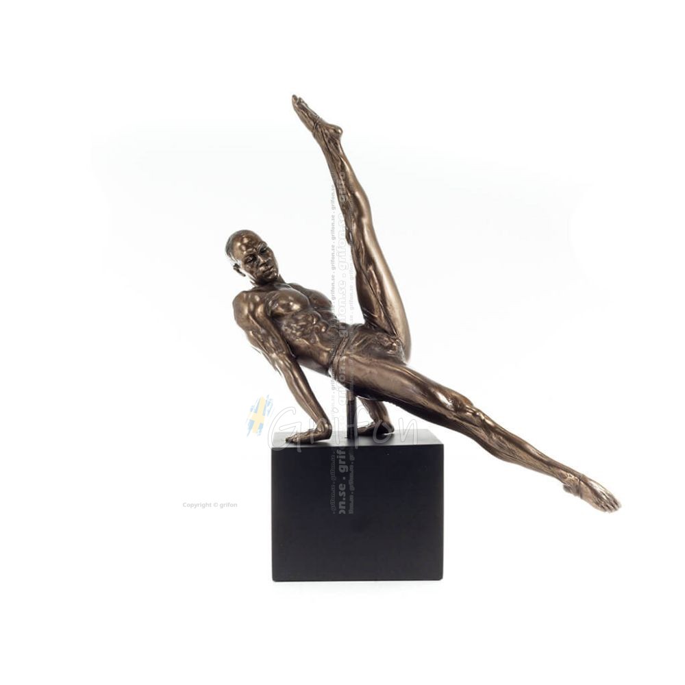 Olympic Athlete on Base 30cm Full Length Veronese Bronze Electrolysis Statue Veronese 1 - grifon.se 