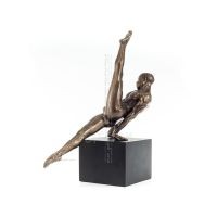 Olympic Athlete on Base 30cm Full Length Veronese Bronze Electrolysis Statue Veronese 3 - grifon.se 