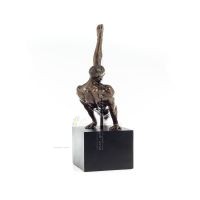 Olympic Athlete on Base 30cm Full Length Veronese Bronze Electrolysis Statue Veronese 5 - grifon.se 
