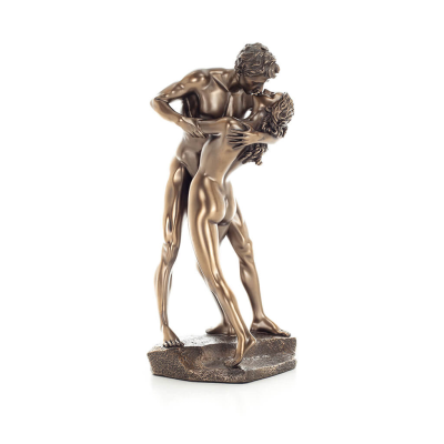 Kissing Couple Beloved Passionate 29cm Veronese Bronze Electroplating Full Body Statue Modern Decorative Veronese 1 - grifon.se 