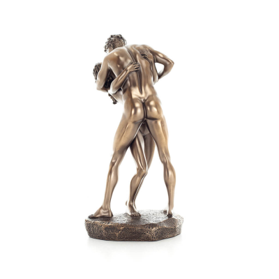 Kyssande par älskade passionerade 29 cm Veronese brons galvanisering helkroppsstaty Modern dekorativ Veronese 4 - grifon.se 