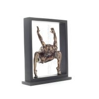 Man som tränar inom en ram 27cm Helfigur statyett med brons elektrolys av Veronese, Modernt Dekorativt Veronese 6 - grifon.se 