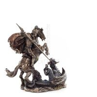 Sankt GÃ¶ran: beskyddare av armÃ©n, soldat 21,5 cm helkroppstaty med Bronselektrolys Veronese, Kristet Veronese 6 - grifon.se 