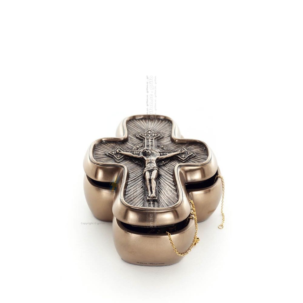 Σταυρός 13,5εκ Κοσμηματοθήκη, Μπιζουτιέρα, θήκη σαν κουτί για φύλαξη, Ολόσωμο άγαλμα με Ηλεκτρόλυση μπρούτζου Veronese Βερονέζ 1 Σταυρός 13,5εκ Κοσμηματοθήκη, Μπιζουτιέρα, θήκη σαν κουτί για φύλαξη, Ολόσωμο άγαλμα με Ηλεκτρόλυση μπρούτζου Veronese Βερονέζ 1