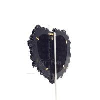 Heart shape mirror with roses black 39x37cm Veronese Bronze Electrolysis Full Body Statue Veronese 5 - grifon.se 