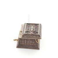 Crucifixion of Jesus Christ 10.5x6cm Jewelery box, Jewelery box, case like a box for storage, with Veronese Bronze Electrolysis 