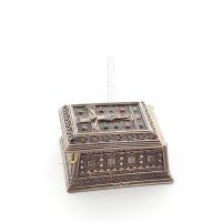 Crucifixion of Jesus Christ 10.5x6cm Jewelery box, Jewelery box, case like a box for storage, with Veronese Bronze Electrolysis 