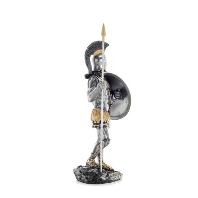 Spartan Warrior 36cm AS Half Gold Veronese Bronze Electroplating Full Body Statue, Ancient Greece Veronese 5 - grifon.se 
