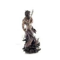 Neptune: God of the Sea, Earthquakes, Earth, Storms and Words 29cm Veronese Bronze Electroplating Full Body Statue Veronese 5 - 