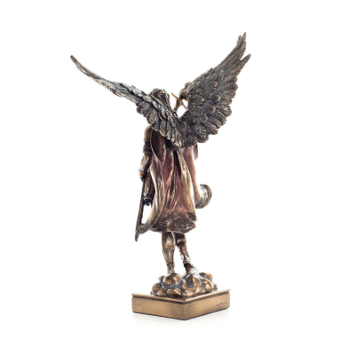 Archangel Michael: God-Like, One of the First Lords 34.5cm Veronese Bronze Electrolysis Full Body Statue, Christian Veronese 3 -