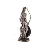 Apollo or Apollon, the god of music, light, protector of the arts 30cm Full-body statue with Electrolysis bronze Veronese Verone