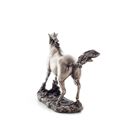 Horse or Equine, a free-running horse 22 cm. Full-body statuette with bronze electroplating Veronese Veronese 2 - grifon.se 