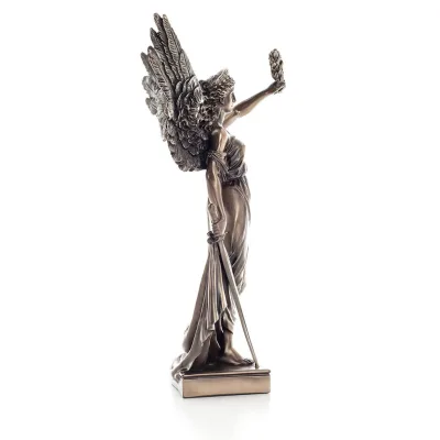 Victory: The Goddess Who Personified Victory, With Sword & Wreath 35.5cm Veronese Electrolytic Bronze Full Body Statue Veronese 