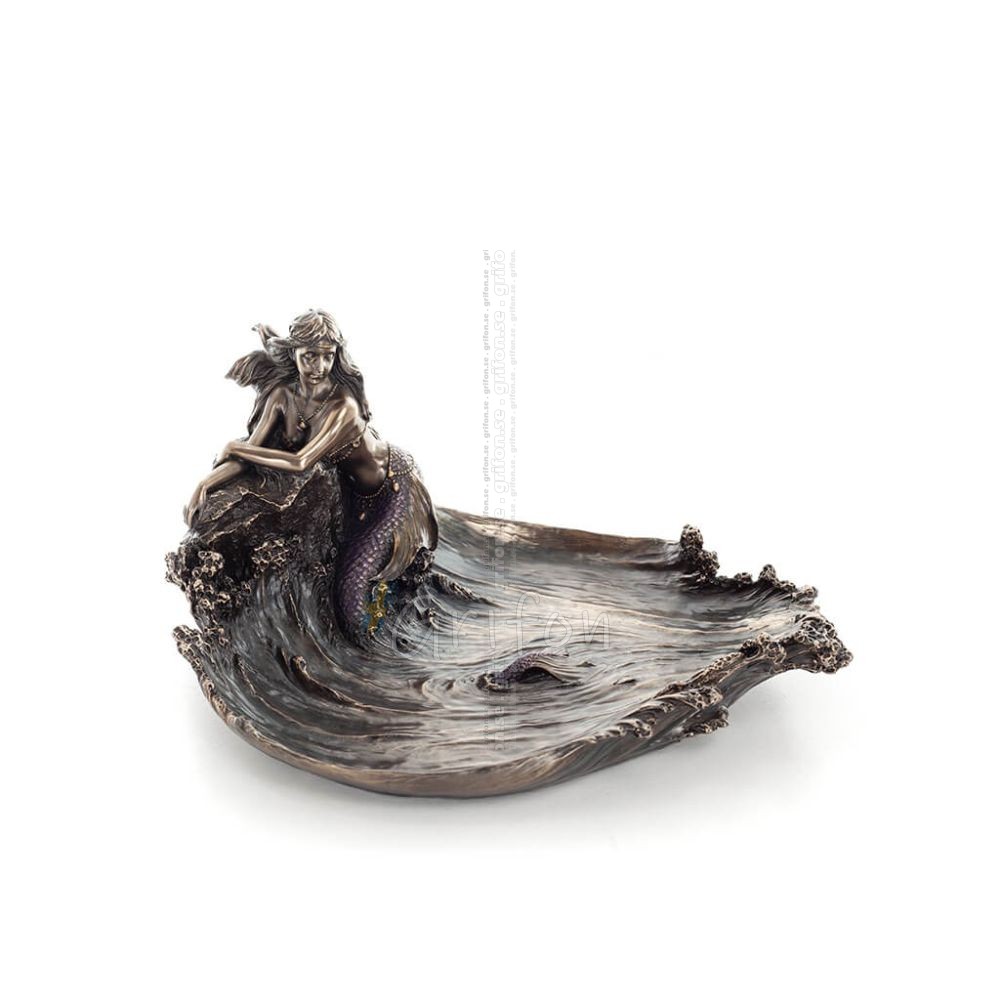 Mermaid: The Most Beautiful Demon, i Wave 15x29cm Veronese Bronze Electrolysis Helkroppsstaty Veronese 1 - grifon.se 