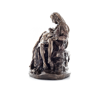 Pieta, Michelangelos The Deposition of Christ 44cm med Veronese Bronze Electrolysis, Christian, Bordsskiva Helkropp Veronese 2 -