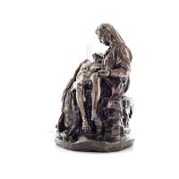Pieta, Michelangelos The Deposition of Christ 44cm med Veronese Bronze Electrolysis, Christian, Bordsskiva Helkropp Veronese 2 -