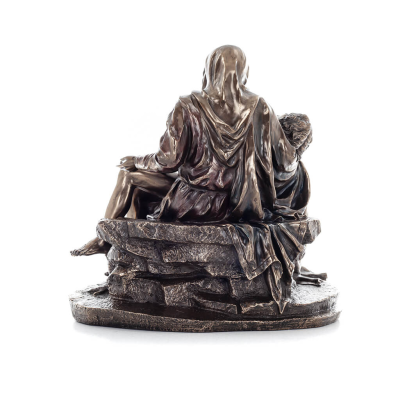 Pieta, Michelangelos The Deposition of Christ 44cm med Veronese Bronze Electrolysis, Christian, Bordsskiva Helkropp Veronese 3 -