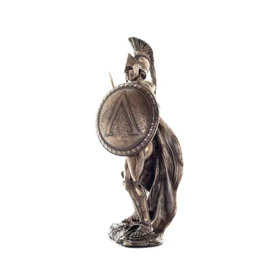 Leonidas: King of Sparta with Spear 33k fullängd Veronese brons elektrolytisk staty, antikens Grekland Veronese 2 - grifon.se 
