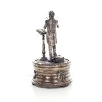 Giuseppe Fortunino Francesco Verdi: Italiensk musikkompositör 20 cm Veronese elektrolytisk brons staty för hela kroppen Veronese