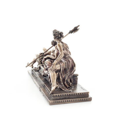 Zeus or Zeus and Hera 19x31cm Full body statue with Electrolytic bronze Veronese, ancient Greece Veronese 2 - grifon.se 
