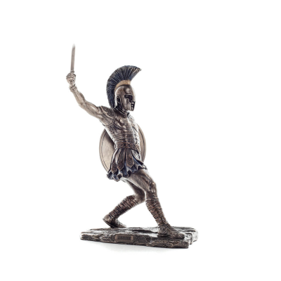 Hector eller Hector Trojanernas mäktigaste krigare, 29,5 x 23 cm Veronese Brons Electrolysis Helkroppsstaty Veronese 5 - grifon.