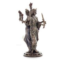 Hekate: Synen på magi, medicin, giftig... 21cm Veronese Bronze Electrolysis Helkroppsstaty, antikens Grekland Veronese 4 - grifo