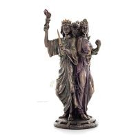 Hekate: Synen på magi, medicin, giftig... 21cm Veronese Bronze Electrolysis Helkroppsstaty, antikens Grekland Veronese 5 - grifo