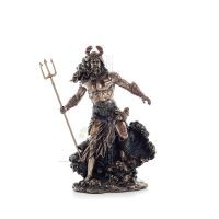 Poseidon: God of the Sea, Earthquakes, Earth, Storms and Words 30cm Veronese Bronze Electroplating Full Body Statue Veronese 1 -