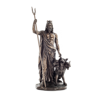 Pluto or Hades: the god of the underworld 32.5cm Veronese Electrolytic Bronze Full Body Statue Veronese 1 - grifon.se 