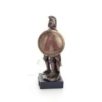 Leonidas: Kung av Sparta med svärd 12 cm full längd Veronese brons elektrolytisk staty, antikens Grekland Veronese 2 - grifon.se