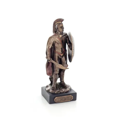 Leonidas: King of Sparta with Sword 12cm Full Length Veronese Bronze Electrolytic Statue, Ancient Greece Veronese 5 - grifon.se 