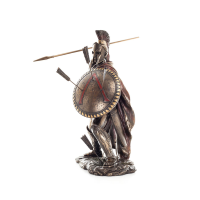 Leonidas: The King of Sparta with Arrows Color 50cm Full Length Veronese Bronze Electrolysis Statue, Ancient Greece Veronese 2 -