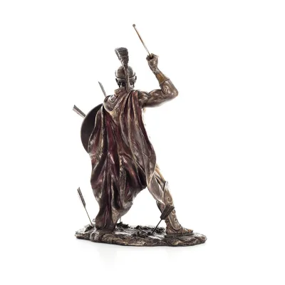 Leonidas: The King of Sparta with Arrows Color 50cm Full Längd Veronese Brons Electrolysis Statue, Antika Grekland Veronese 4 - 