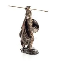 Leonidas: kung av Sparta med pil 50 cm full längd Veronese brons elektrolytisk staty, antikens Grekland Veronese 5 - grifon.se 