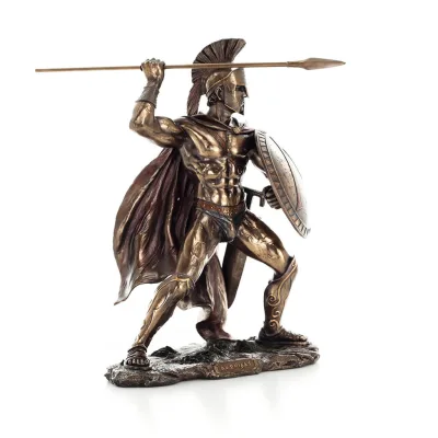 Leonidas: King of Sparta with Arrow 50cm Full Length Veronese Bronze Electrolytic Statue, Ancient Greece Veronese 6 - grifon.se 