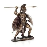 Leonidas: King of Sparta with Arrow 50cm Full Length Veronese Bronze Electrolytic Statue, Ancient Greece Veronese 6 - grifon.se 