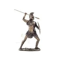 Ajax den store, kung, hjälte i det trojanska kriget, 27cm helkroppstaty med brons elektroplätering av Veronese Veronese 1 - grif