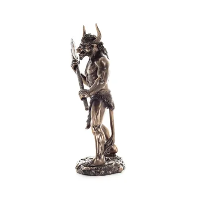 Minotaur: Plasma, the son of Pasiphae Queen of Knossos Minoan Era 28cm Veronese Bronze Electrolysis Full Body Statue Veronese 2 