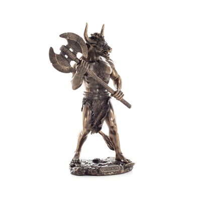 Minotaur: Plasma, the son of Pasiphae Queen of Knossos Minoan Era 28cm Veronese Bronze Electrolysis Full Body Statue Veronese 5 