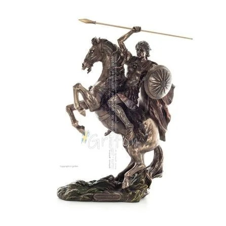 Alexander den store: Den store soldaten 31,5cm Veronese Bronze Electrolysis Full Längd Statue, antikens Grekland Veronese 1 - gr
