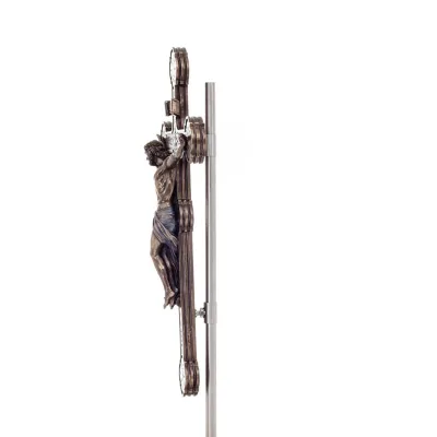 Jesu Kristi kors 36,5x19.5 cm Veronese bronselektrolys staty för hela kroppen Veronese 2 - grifon.se 