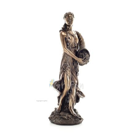 Fortune: The View of the Prosperity and Wealth of a City 32cm Veronese Electrolytic Bronze Full Body Statue Veronese 1 - grifon.